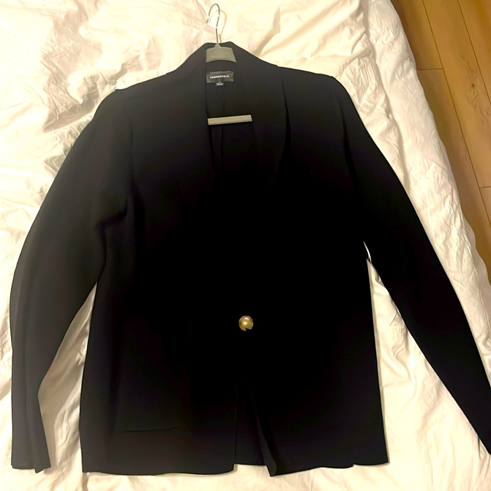 Summersalt Black Shawl Collar Sweater Blazer - brand new never worn. Large.